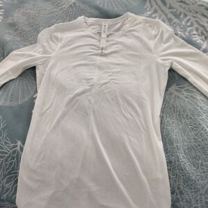 lululemon athletica White Long Sleeve Tee